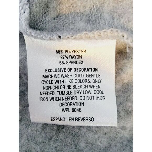 Jenni Intimates XXL Sleep Shirt Top Night Gown‎ Gray Cat Theme "Get Meowta Here" - Picture 5 of 6